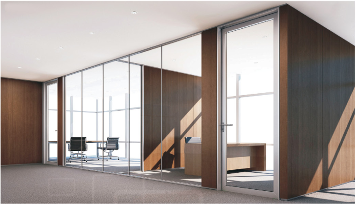 時(shí)下熱門的辦公室玻璃隔斷款式是哪些